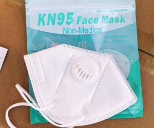 Quality Safety 5 Ply KN95 Face Mask Anti Dust Reusable Respiratory Face Mask Ears Wearing wholesale