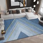 Rectangle Polyester Fiber Living Room Floor Carpets Household Absorption Bedroom