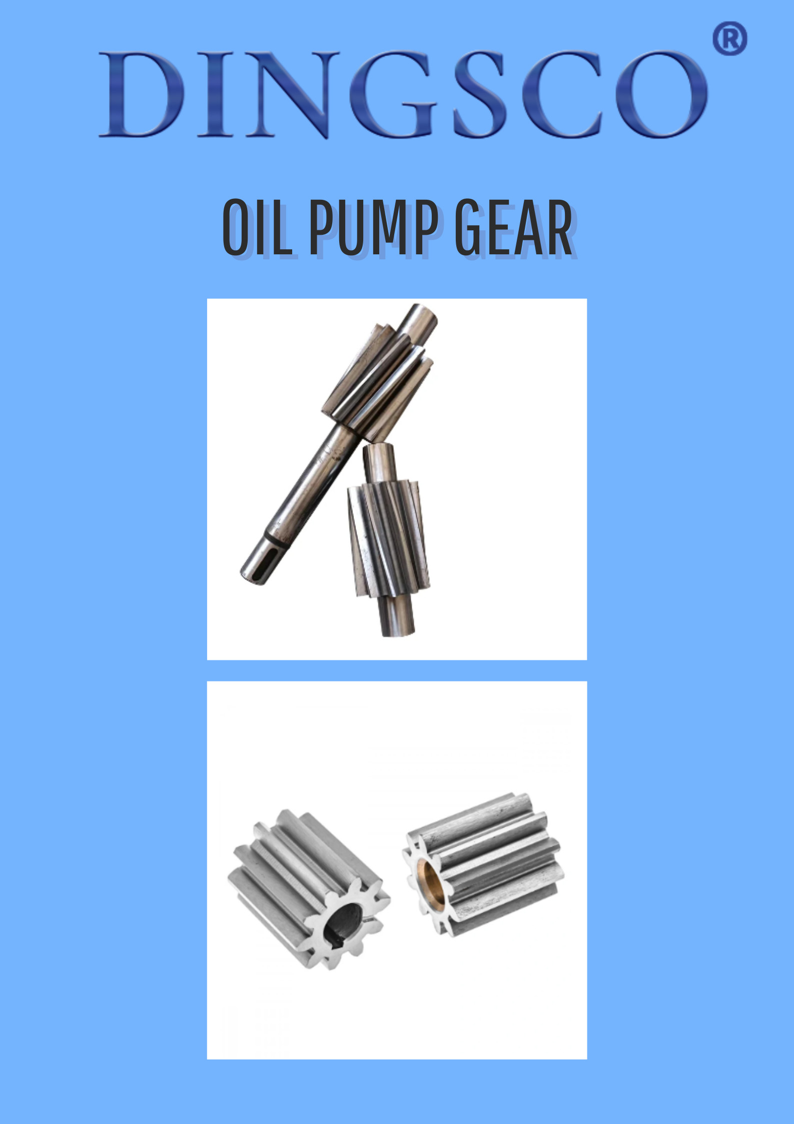 Oil Pump Gear Precision Grinding Helical Gear Molded Bevel Gear