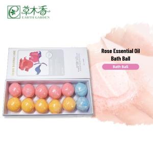 Quality Colorful Rose Scented Bath Bombs Moisturizing Foot Spa Bath Bomb 30g×12PCS wholesale