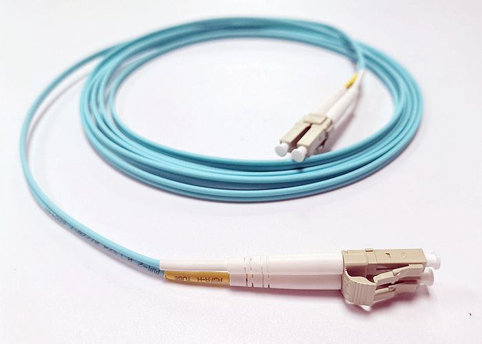 Durable OM4 Fiber Optic Patch Cord High Speed Fiber Channel For Ftth 2m Length