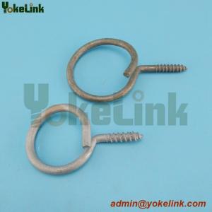 Quality hot dip galvanized carbon steel Bridle Rings for Low-Voltage Cable Support wholesale