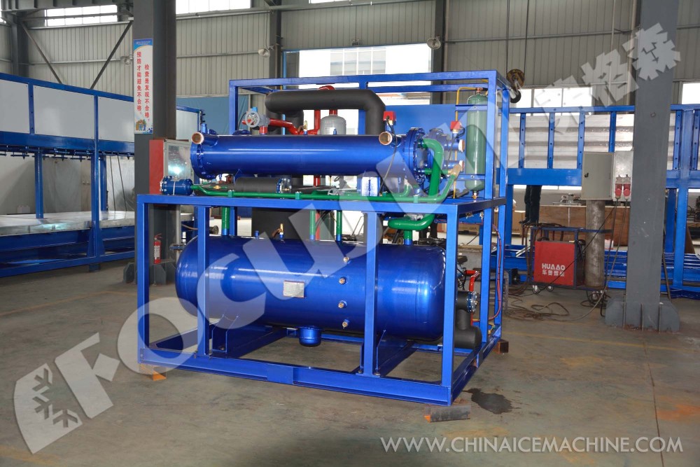 Fast Cooling Direct System Block Ice Machine 10 Ton Daily Capacity with Bitzer Compressor
