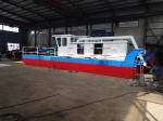 200 Cbm/H Hydraulic Mud Dredging Ship 16kw Red Color Used For River Dredging