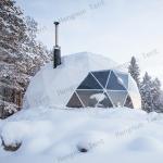 Winter Inner Heated Outdoor Igloo Dome Geodesic Party Tent In Costa Rica