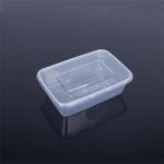 Square Clear 40mm Disposable Takeaway Containers