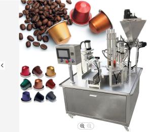Quality JS 20CC Rotary Cup Filling Sealing Machine Coffee Powder Filling wholesale