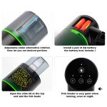 Vacation Timer Aquarium Automatic Feeder For Electric Adjustable Fish Food