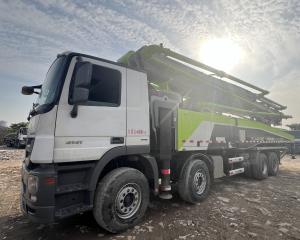 Quality Zoomlion 2020 Used Concrete Pump Truck ZLJ5440THBBE Truck Mounted Boom Pump 56M wholesale