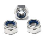 Stainless M5 Flange Nylock Hex Nut Alloy Steel Fasteners