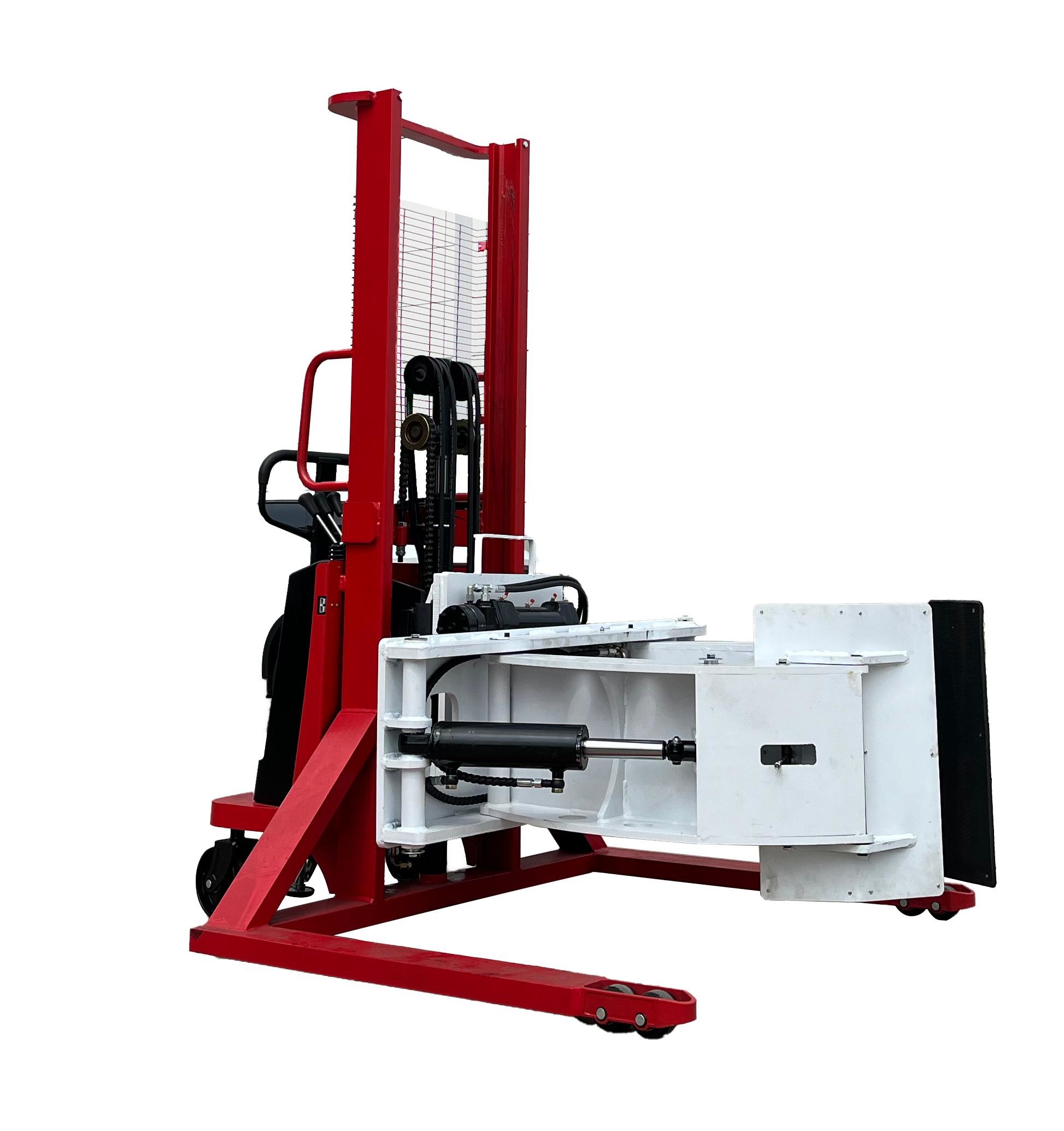 500kg 1.6m Durable Materials User-Friendly Operation Paper Roll Semi Electric Stacker