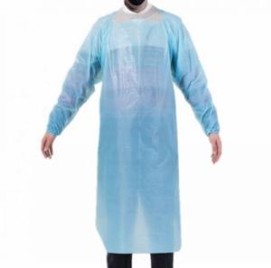 Quality Eco Disposable CPE Apron Printing Available No Stimulus To Skin Soft Hand Feeling wholesale
