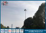 Custom Color Durable Galvanized Light Pole Q235 For High Mast Street Light