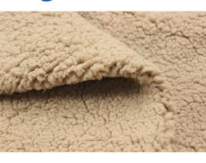 Quality Wholesale sherpa fleece/shu velveteen fabric with shiny fibers added Customized wholesale