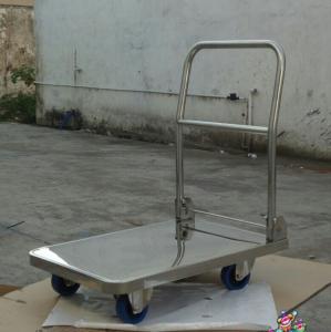 Quality 304# stainless steel Durable Handling Plate Dolly with four 4 inch casters (RFHTS300KG) High quality wholesale