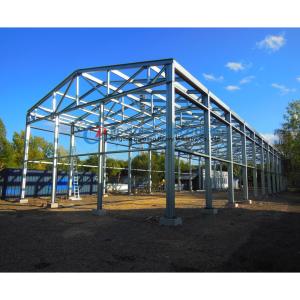 Quality Galvanized / Painted Steel Structure Storage Warehouse Earthquake Resistant wholesale