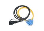 Corrosion Resistant MPO MTP Patch Cord , MPO Fiber Optic Cable IP68 Protection