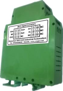 Quality 3000VDC isolation Converter NPN to PNP transmitter, sine wave shaping green DIN35 signal converter wholesale