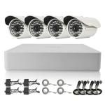 H.265 P2P 8Ch Waterproof IP Camera POE NVR Kit Surveillance Camera System