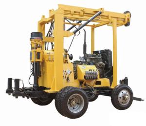 Quality Multifunctional Trailer Mounted Water Well Drilling Rig With 80 Rpm Rotation Speed wholesale