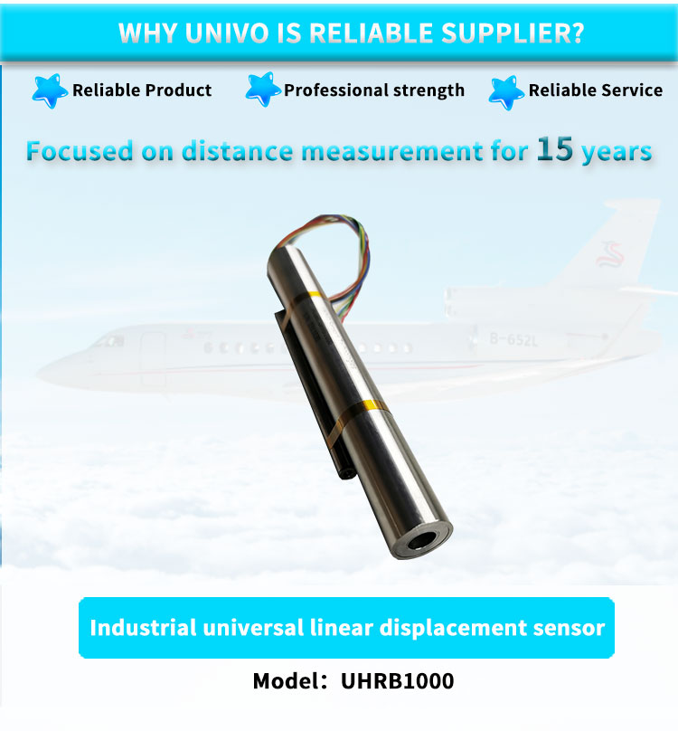 UNIVO Distance Measuring Sensor UHRB1000Y Customized for Linear Displacement Sensor