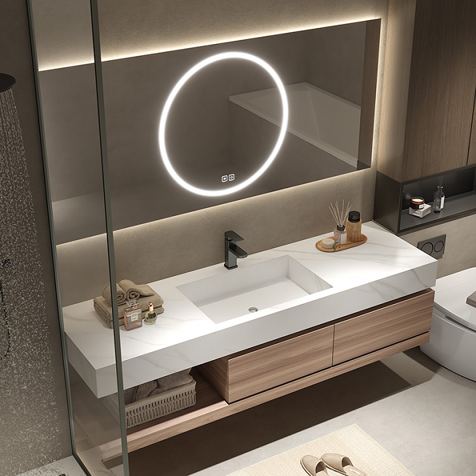 E1 Environment Standard Modern Bathroom Vanity Furniture for Customized Bathrooms