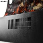 1900mm Flush Mount Electric Fireplace Digital Screen 750-1500Watts
