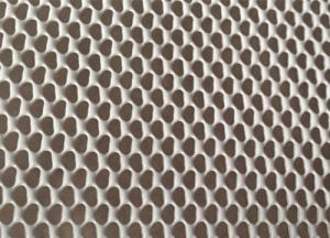 Quality 0.5mm White One Way Vision Mesh Durable Powder Coated Surface For Decoration wholesale