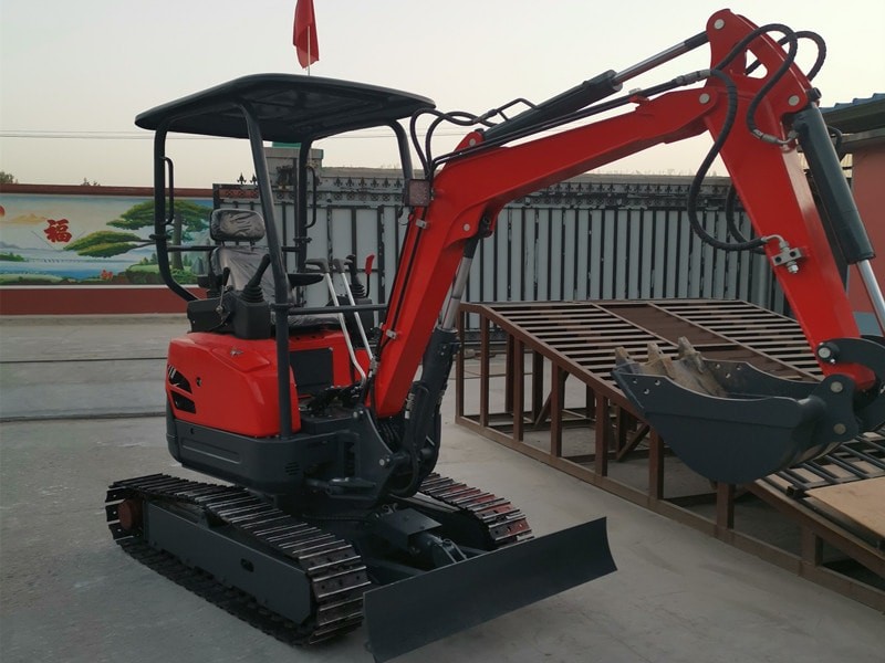 Trench excavator Yanmar engine zero tail swing mini excavator 2ton digger excavator with boom swing