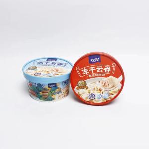 Quality Disposable Paper Bowl lyophilized wonton with lid paper bucket instant noodles take-away food packaging hot drink cup wholesale