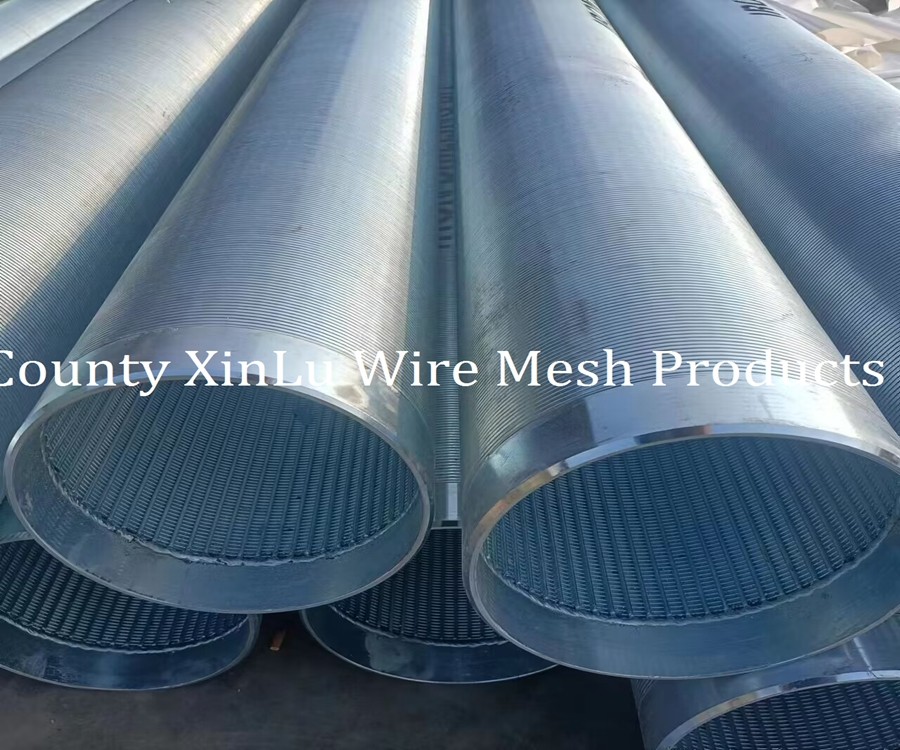 Q195 Q235 Wire Wrapped Screens Sand Control Deep Well Pipes 10Inch