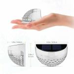 Good Price Waterproof LED Solar Wall Light 6 LEDs 6000k Light Sensor Outdoor
