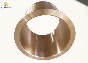 China Wear Resistant Flange Bronze Bushings Long Life With Oil Groove on sale
