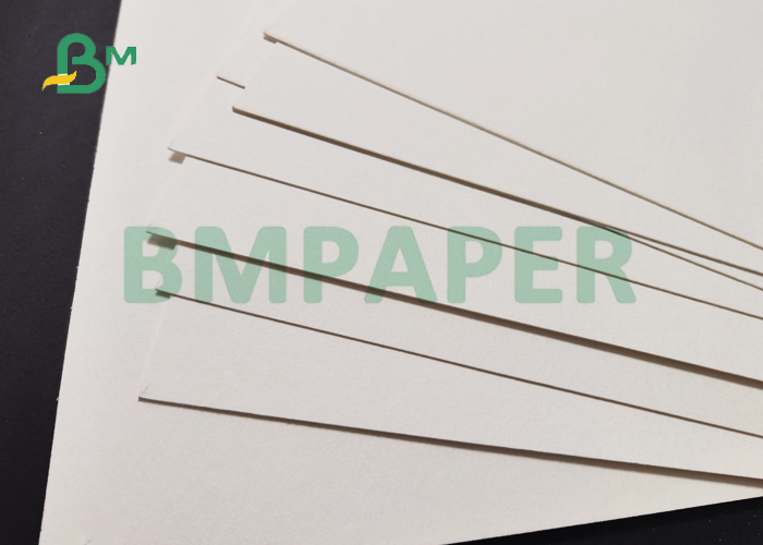  0.7MM 0.9MM Bleached White Uncoated Paper For Food Fresh Card 450 x 630mm