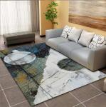 Modern Simple Stripping Blending Crystal Velvet Living Room Floor Carpets 80