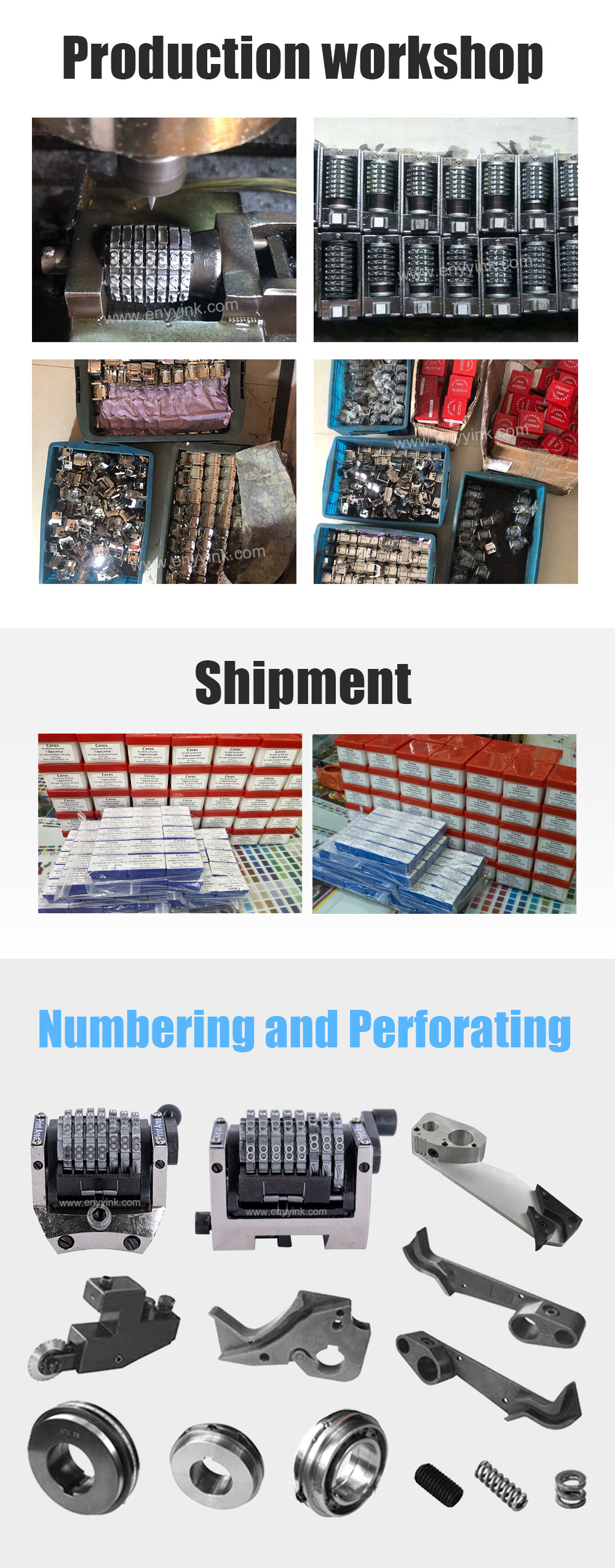 GTO52 Numbering Machine 7-Digit Backward Vertical Three Digit Dip