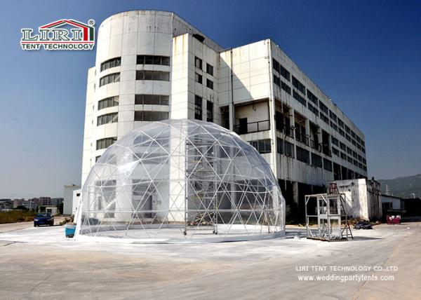 Special Design Steel 1000 People Large Geodesic Dome Tent , Transparent Bubble