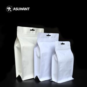 Quality Smell Proof Kraft Paper Zipper Bags Aluminum Foil Biodegradable Stand Up Pouch wholesale