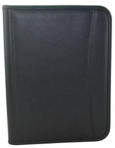 Quality ODM Nontoxic Business Portfolio Case , Moistureproof Leather A4 Conference Folder wholesale