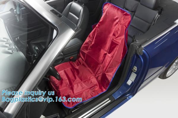 Indoor Reusable Nylon Car Chair Seats Cushion Cover, Car Steering Wheel Covers,
