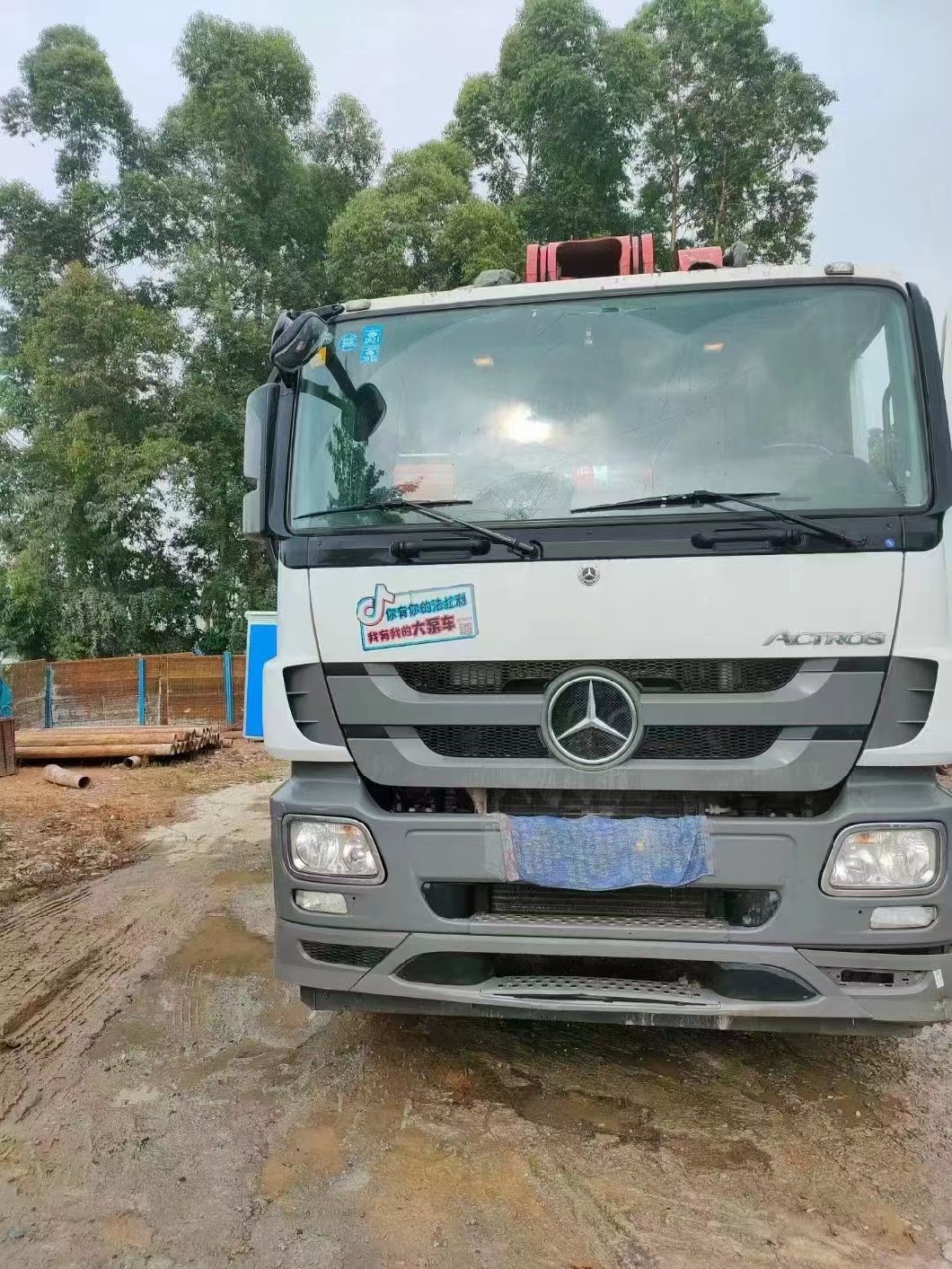 Used Concrete Pump Machine Sy 56 Meter Construction Machinery
