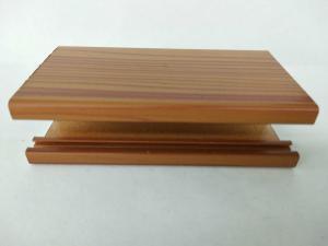 Quality Multifunctional Wood Finish Aluminium Profiles / Light Aluminum Door Parts wholesale