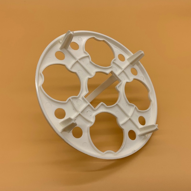 White PP Plastic Injection Molding Part PP Custom Plastic Part