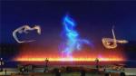 Water Laser Show With Projector Water Movie Screen Stainless