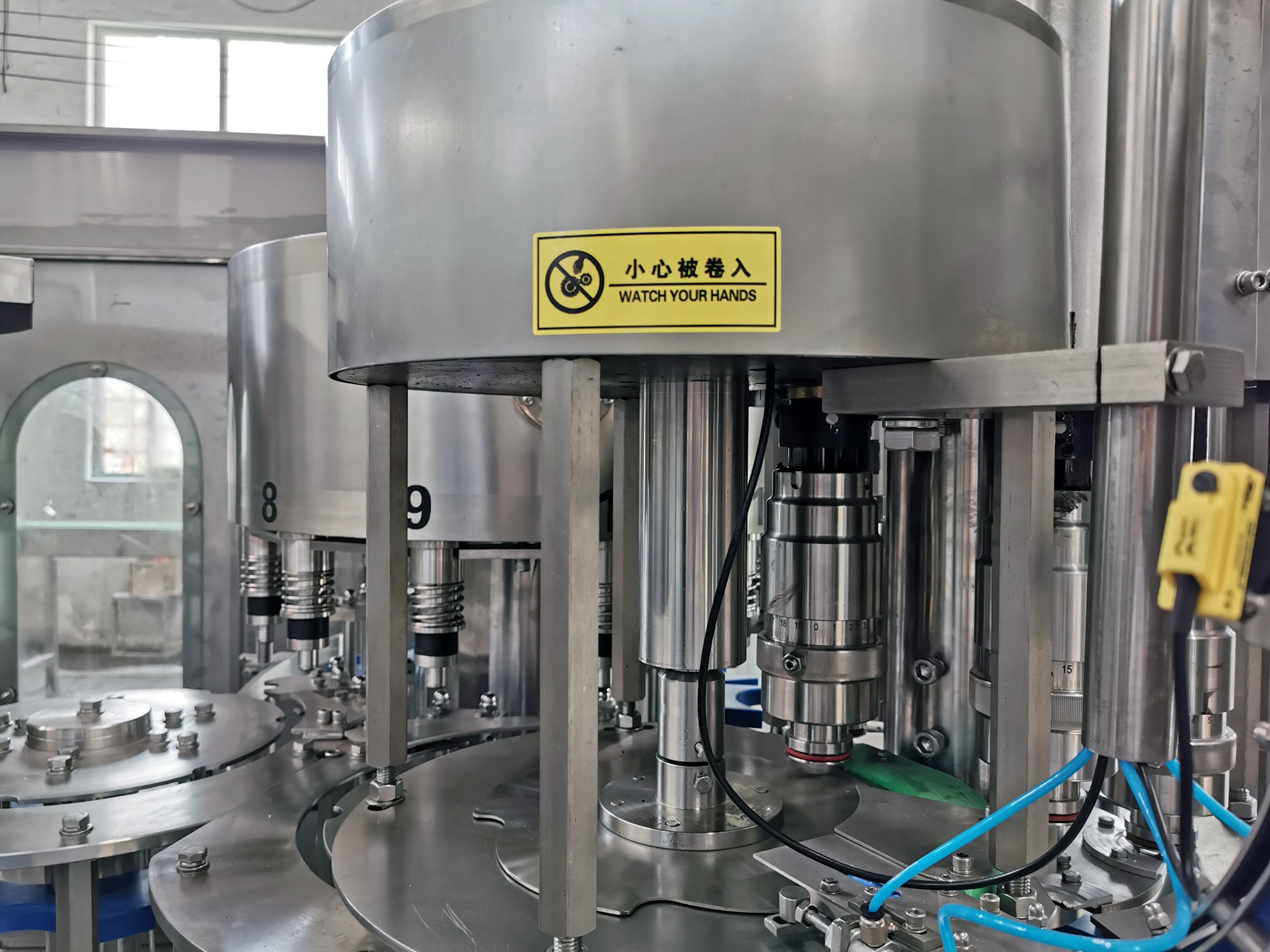 Magnetic Capping Heads Water Filling Machine Spare Parts With Long Life Time
