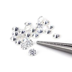 Quality Wholesale Loose Small Moissanite Round Cut 0.8mm- 3mm White D Moissanite Diamond VVS1 Per Carat For Hip Hop Jewelry wholesale