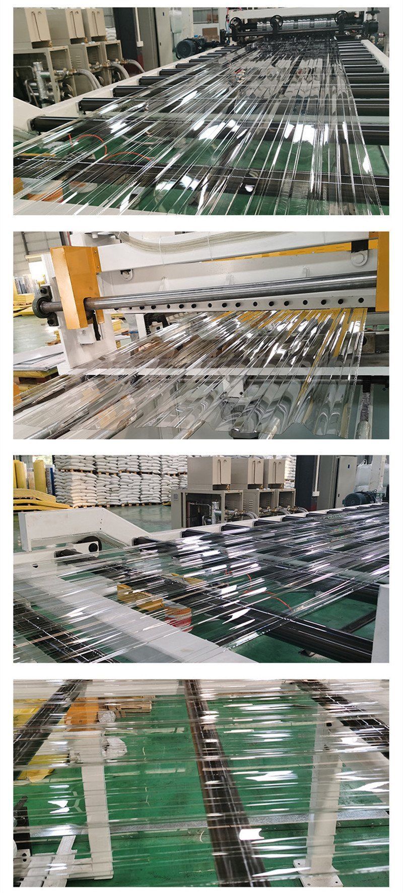 Transparent PC Panels Clear Policarbonato Sheet Customized Corrugated Polycarbonate Roofing Sheet