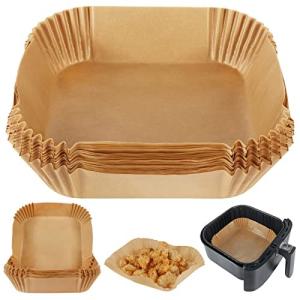 Quality Thick Air Fryer Disposable Liners Square Unbleached Parchment Paper Liners wholesale