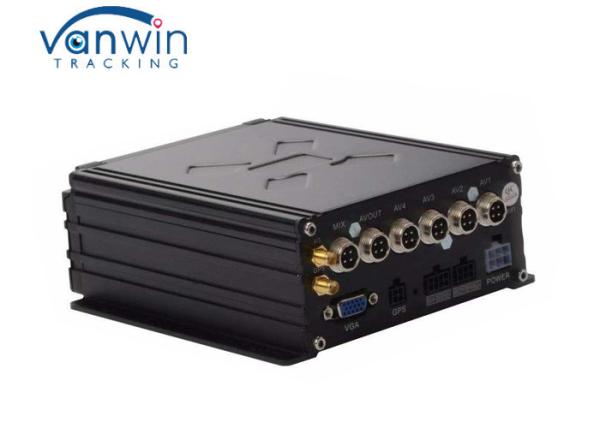 3G 4G 4 Channel 1080P Wifi GPS Cctv Car Mobile DVR H265 Video Format For Vehicle