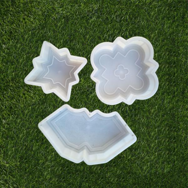 Interlocking Paver Block Mould For Road / Garden Plastic Paver Mould